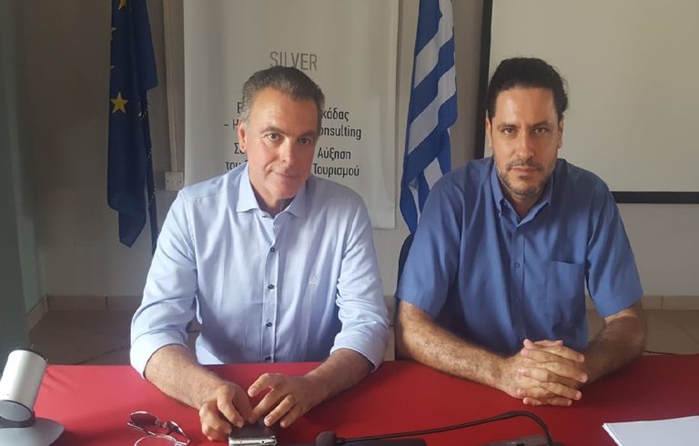 Διαδοχικές συναντήσεις του προέδρου του  επιμελητηρίου Λευκάδας Σωτήρη Σκιαδαρέση