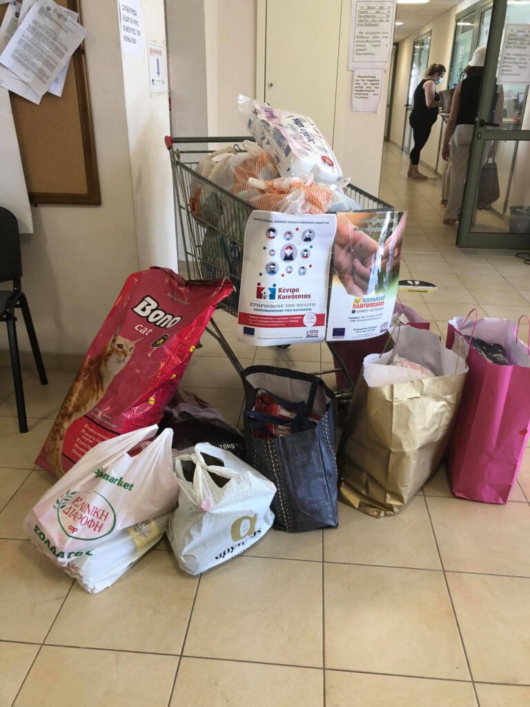 Συνέχεια συγκέντρωσης ειδών πρώτης ανάγκης για τους πυρόπληκτους