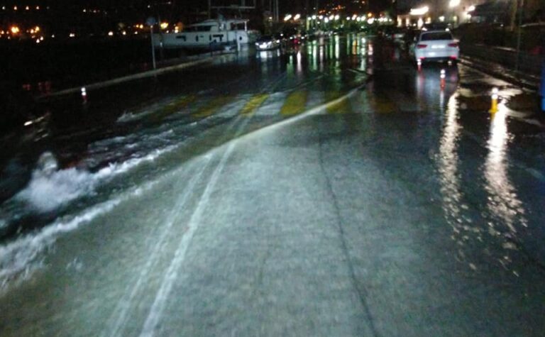 Μεγάλη κακοκαιρία χτύπησε χτες το βράδυ τη Λευκάδα