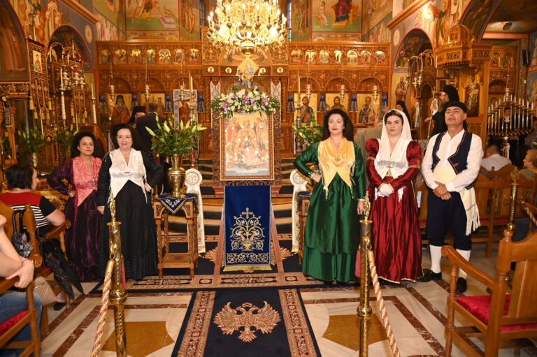 ΥΠΟΔΟΧΗ ΙΕΡΑΣ ΕΙΚΟΝΟΣ ΦΑΝΕΡΩΜΕΝΗΣ ΛΕΥΚΑΔΟΣ ΣΤΟΝ ΑΓΙΟ ΚΩΝΣΤΑΝΤΙΝΟ ΜΟΣΧΑΤΟΥ (ΥΠΟΔΟΧΗ ΙΕΡΑΣ ΕΙΚΟΝΟΣ ΦΑΝΕΡΩΜΕΝΗΣ ΛΕΥΚΑΔΟΣ ΣΤΟΝ ΑΓΙΟ ΚΩΝΣΤΑΝΤΙΝΟ ΜΟΣΧΑΤΟΥ)