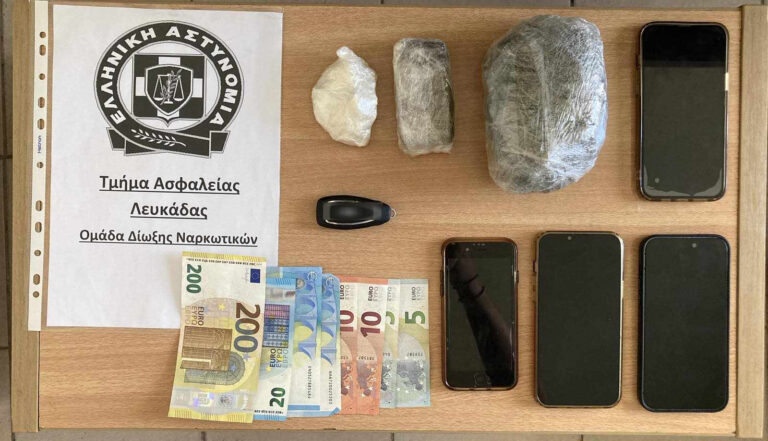 Συνελήφθησαν -4- άτομα για διακίνηση ναρκωτικών ουσιών στη Λευκάδα