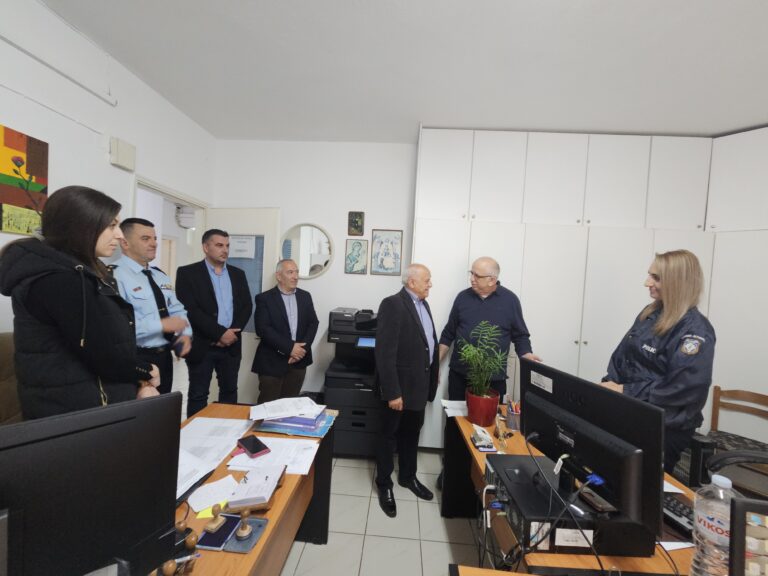 Επίσκεψη του Δημάρχου Λευκάδας στην Αστυνομική Διεύθυνση Λευκάδας