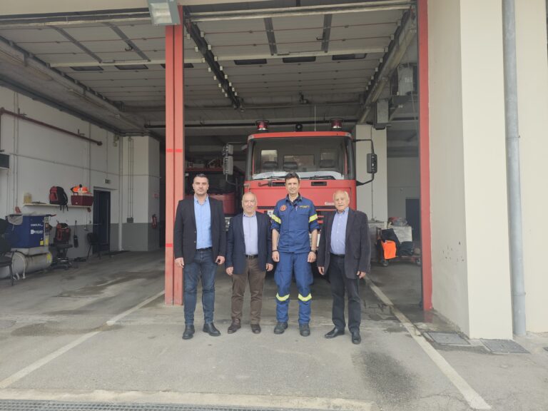 Επίσκεψη του Δημάρχου Λευκάδας στην Πυροσβεστική Υπηρεσία Λευκάδας