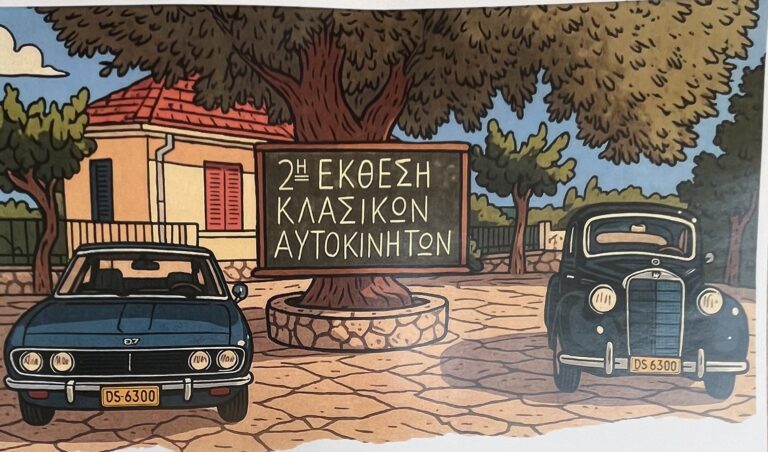 2η έκθεση κλασικών αυτοκινήτων στο Σύβρο Λυκάδας