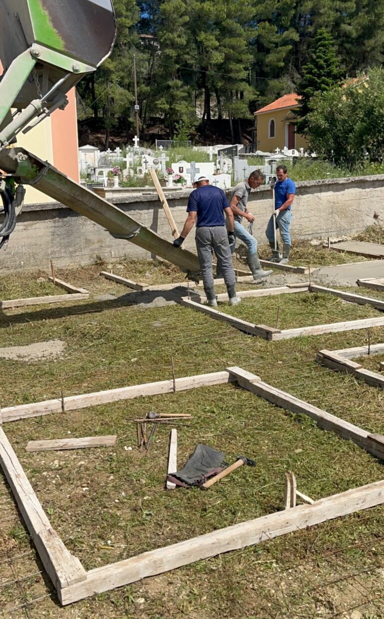 Ολοκληρώθηκε η διαμόρφωση της επέκτασης του Κοιμητηρίου Λαζαράτων.